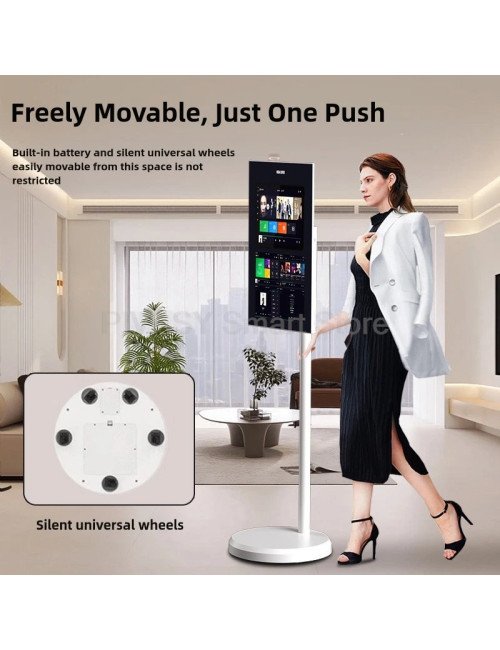 Populaire 21.5 pouces Portable Smart Tv écran tactile Android 12 confé