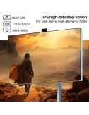 Smart TV Portable 27 pouces, caméra intégrée Android 13, écran tactile
