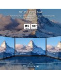 Moniteur Portable de 18.5 pouces, écran tactile Smart TV FHD, divertis