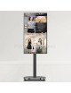 Grand écran tactile 32 pouces, Android Smart TV, dispositif de diffusion en direct, moniteur mobile rotatif pour salle de sport,