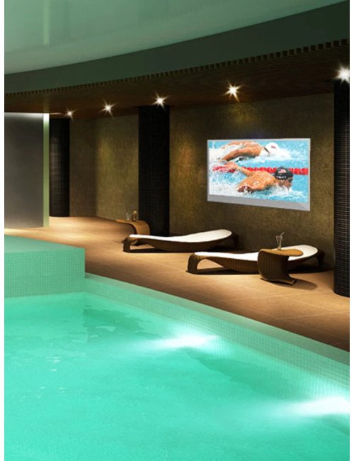 Souria 32 pouces miroir intelligent télévision étanche pour hôtel sall