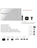 Souria 31.5 pouces Google TV miroir intelligent 4K écran étanche TV DT