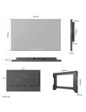 Souria 22 pouces écran tactile Android miroir intelligent télévision L