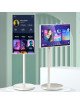 Téléviseur portable d'extérieur 24-32 pouces avec écran tactile WiFi mobile, moniteur TV intelligent sur pied pour l'étude, rele