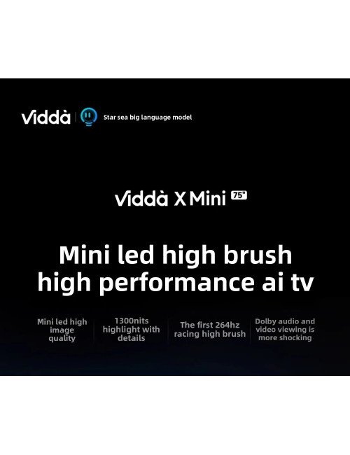 Téléviseur lJQ 75 pouces grand écran 4K haute performance haute qualit