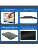 Moniteur TV portable tactile 2K de 10,5 pouces pour films, soirées à d