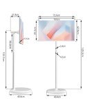 Téléviseur intelligent portable de 32 pouces, écran tactile 60 Hz 1080
