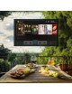Soulaca 55 pouces étanche intelligent Android TV extérieure 2000nits plein soleil TV 4K Dolby Atmos HDR 10 Support de télévision