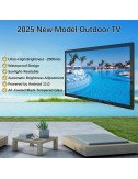 Soulaca 55 pouces étanche intelligent Android TV extérieure 2000nits p