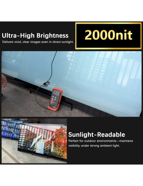 Soulaca 55 pouces étanche intelligent Android TV extérieure 2000nits p
