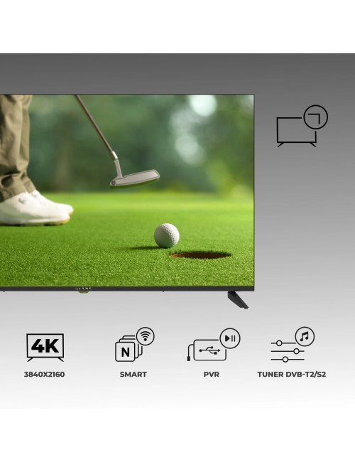 TV Kiano TV 55 pouces Kiano Elegance 55" 4K, D-LED, Android 11, DVB-T2