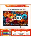 METZ QLED TV 43 pouces 4K télévision LED intelligente Google Tele HDR 