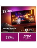 METZ QLED TV 43 pouces 4K télévision LED intelligente Google Tele HDR 