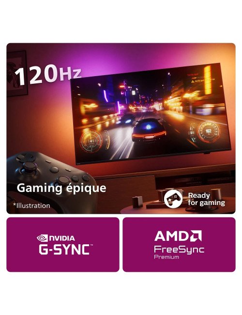 METZ QLED TV 43 pouces 4K télévision LED intelligente Google Tele HDR 