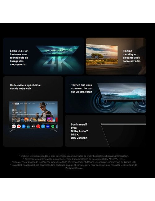 Officiel Xiaomi TV A Pro 55 2026 | Écran QLED 4K, Son immersif avec Do