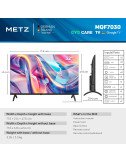 Metz QLED TV 32 "40" pouces télévision LED intelligente Google Tele HD