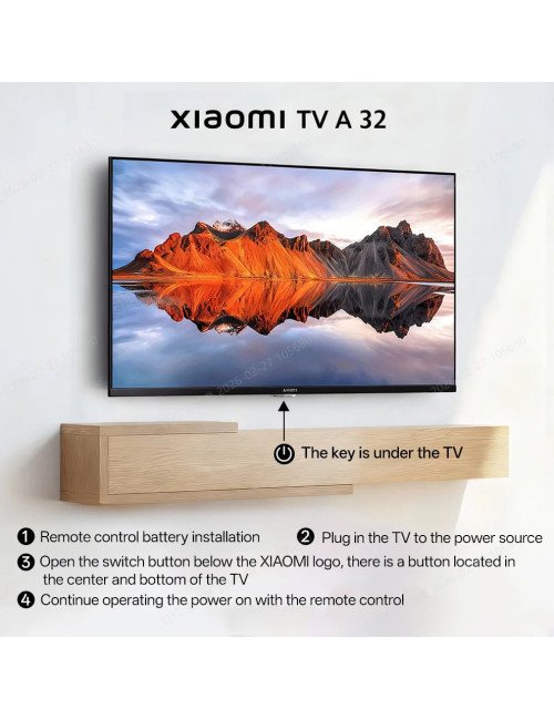Xiaomi TV A 32, taille compacte avec écran coloré, son dynamique avec 