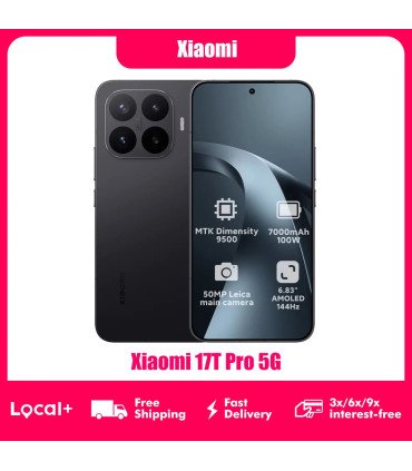 Smartphone Xiaomi 17T Pro 5G 12 Go 256 Go 512 Go 1 To, MediaTek Dimens