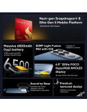 Smartphone POCO F8 Ultra 5G 12 Go/256 Go 16 Go/512 Go NFC sans chargeu