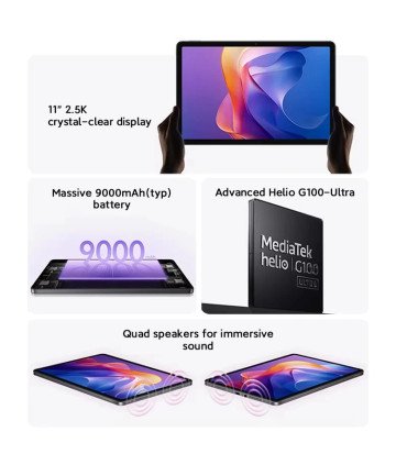 Tablette PC Xiaomi Redmi Pad 2 4 Go/128 Go 6 Go/128 Go 8 Go/256 Go Bat