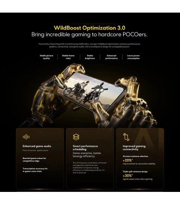 POCO X7 Pro 5G NFC 256 Go 12 Go 512 Go Dimensity 8400-Ultra Écran 6,67