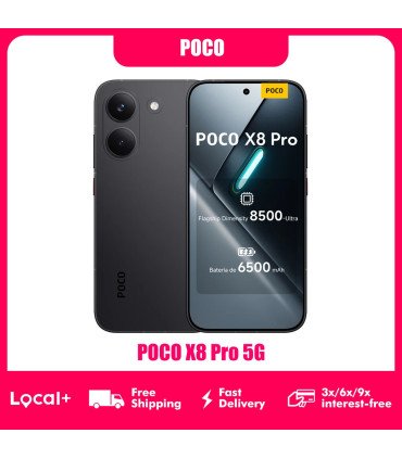 Smartphone POCO X8 Pro 5G 8 Go 256 Go 12 Go 512 Go NFC, processeur Dim