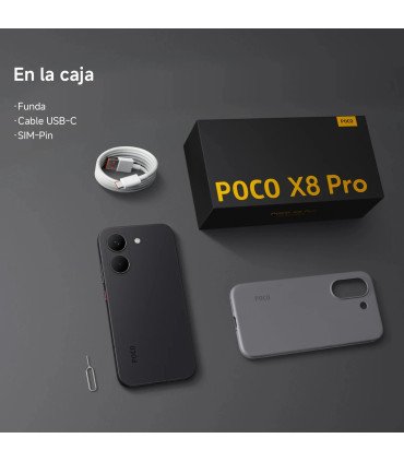 Smartphone POCO X8 Pro 5G 8 Go 256 Go 12 Go 512 Go NFC, processeur Dim