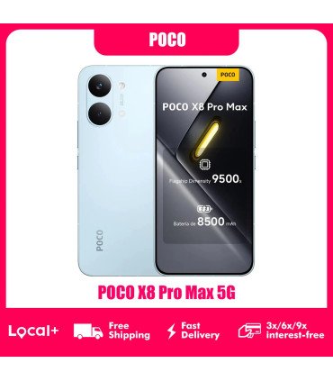 Smartphone POCO X8 Pro MAX 5G 12 Go 256 Go 512 Go NFC Dimensity 9500s 