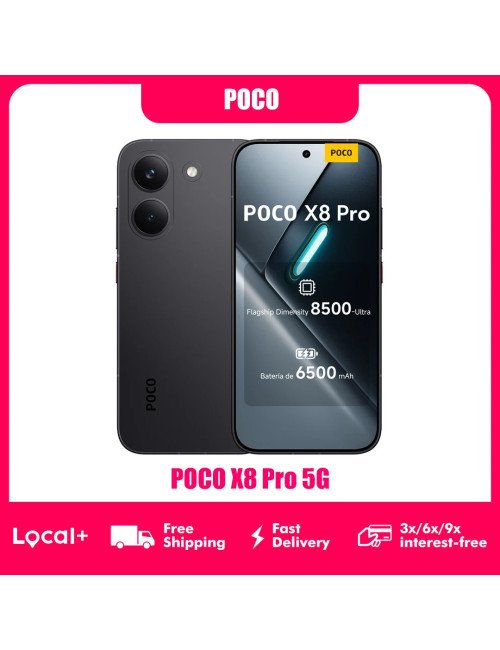 Smartphone POCO X8 Pro 5G 8 Go 256 Go 12 Go 512 Go NFC, processeur Dim
