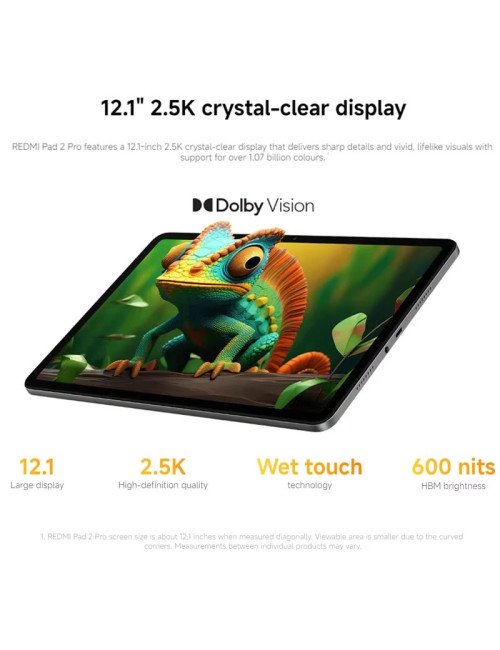 Tablette PC Xiaomi Redmi Pad 2 Pro WIFI 6GB/128GB 8GB/256GB Écran 12,2