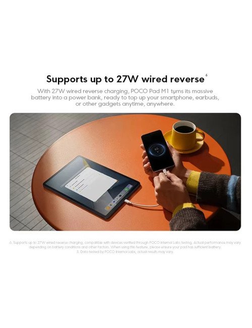 Tablette POCO Pad M1 Wifi 8 Go 256 Go Smart Touchscr...